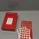 JULEASEL Romantic Love Postbox with 50 Mini Love Notes and Envelopes, Valentines Day Gifts for Him, Cute Valentines Gift for Husband Boyfriend, Vday LoveLetter, Long Distance Relationship Gifts