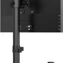 PHOLITEN Monitor Mount for Most 13-32" Computer Screens up to 20lbs,Adjustable Single Desk Monitor Stand with Tilt Swivel Rotation, VESA 75x75mm/100x100mm (15.75in)