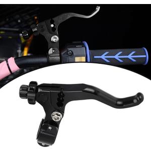 JFG RACING Universal Stunt Clutch Lever CNC Short Stunt Clutch Lever 22mm 7/8" Handlebar Motorcycle Dirt Bike Fits for GROM 14-16 CBR250R 11-13 CBR300R 14-16 (Black)