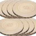 8 Pieces of 11-12 Inches Wood Slices for Centerpieces,Wooden Slices for Table Top,Wooden Slabs for Crafts,Round Wood Splices for Wedding Table,Home Dinner Table,Etc. (11-12 inches), Natural