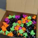Junkin 600 Pcs Halloween Rubber Ducks Bulk Mini Rubber Ducks Small Duck Bulk for Halloweens Party Favors (Halloween Duck)