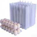 120 Pack Cheap Bulk Egg Cartons, 12 (2 * 6) Clear Plastic Egg Cartons, Can Accommodate Medium Size (Approx 2.2 oz) Eggs, For Family, Farm, Markets, Display2 * 6 120piece