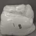 SHOUREN White Luxurious Goose Feather Down Fiber Comforter, All Season Hotel Collection Bed ComforterUltra Soft 100% Cotton Duvet Insert with Corner Tabs, Queen Size 90"X90"