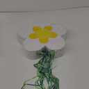 BLUE PANDA Pull String Daisy Pinata for Spring Flower Birthday Party Decorations (Small, 13 x 13 x 3 In) - Daisy Party Decorations