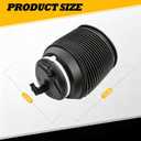 Pair Rear Airmatic Suspension Spring Bags Compatible with GX470 4Runner 2003-2009 Land Cruiser 120 2002-2009 4808035011 4809035011