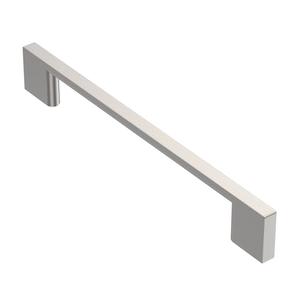 Alzassbg 9 Pack Brushed Satin Nickel Cabinet Pulls, 6.3 Inch(160mm) Hole Centers Rectangle Cabinet Handles Kitchen Pulls for Drawers and Cabinets AL3051SN