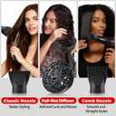 21Pcs Professional Hair Dryer Kit - Ionic, Lightweight, Low Noise, Constant Temperature, 1800W Blow Dryer for Women and Men - Includes Hair Dryer, Nozzles, and Accessories Set