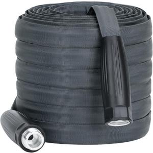 LINEX Lightweight Garden Hose 25 ft Ultra Flexible, Kink-Free for Outdoor Water Hose Non-Expanding, Burst-Resistant, Heavy Duty RV Hose 5/8 inch
