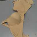 Plus Size Push Up Bra for Women Hide Back Fat Smoothing Bra Seamless Underwire T-Shirt Bra (40D, Nude)