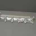 Long Over The Door Hooks Hanger with 15.75" Arms for Easier Access by Shorter, Heavy Duty Door Hanger for Coat, F16U, Fits Standard 1 3/8'' Doors, Towel Racks for Bathroom, White