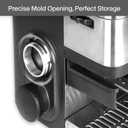 Portafilter Funnel for Ninja Espresso Machine ES601, Aluminum Alloy Espresso Funnel for Ninja Luxe Caf, 1pack