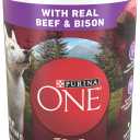 Purina ONE High Protein Wet Dog Food True Instinct Tender Cuts in Dog Food Gravy With Real Beef and Bison - (Pack of 12) 13 oz. Cans, Best By: JAN 2028