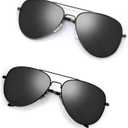 Polarized Aviator Sunglasses for Men/Women Metal Mens Sunglasses Driving Sun Glasses