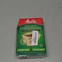 Melitta #2 Cone Coffee Filters, Unbleached Natural Brown, 100 Count (Pack of 6) 600 Total Filters Count - Packaging May Vary