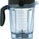 For Vitamix Blender Pitcher 64oz Low-Profile, Replacement for Vitamix 750, 5200, 5000, 6300, 7500, A3500, Vm0102, Vm0103, Vm0197, E310 Classic/Explorian/Commercial Series etc Container Jar Cup