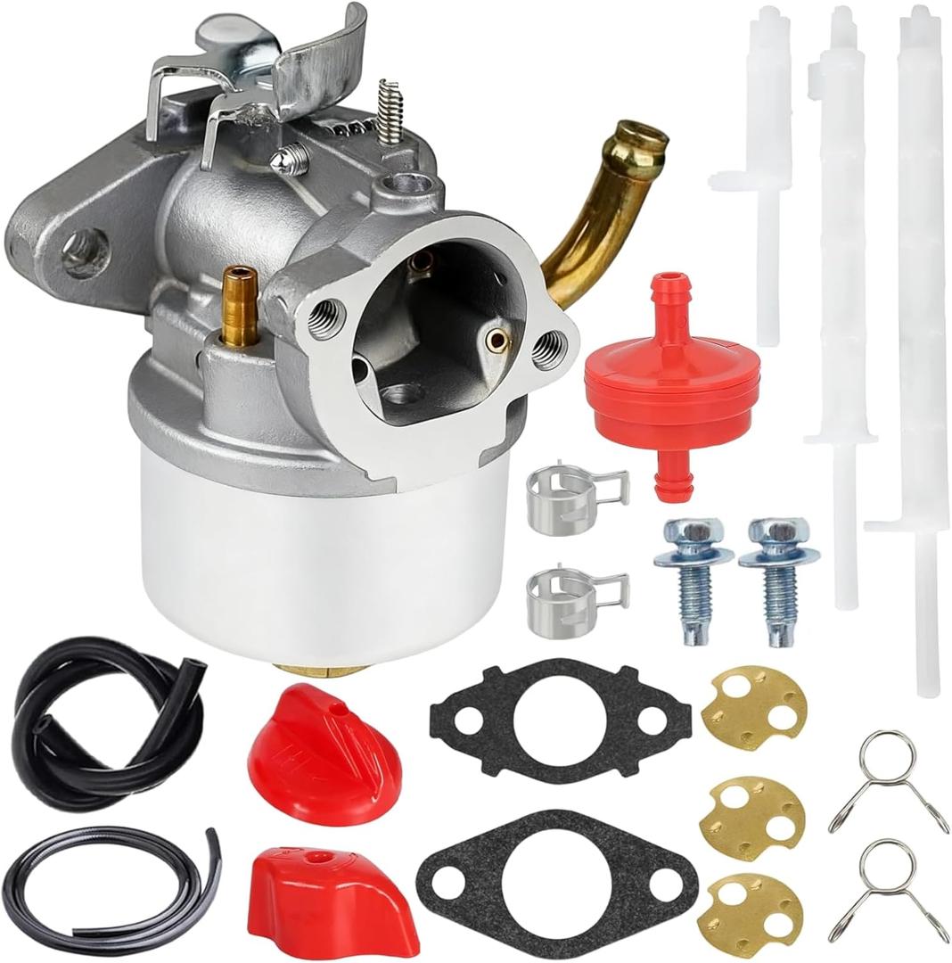 593357 Carburetor Compatible with Briggs and Stratton 795485 12A102 12A113 12A114 12D113 12D114 Ariens 790558 920014 Engine Carb for Craftsman 536.881851 536.881800 536.881950 Snow Thrower Parts