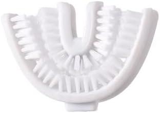 V-White U-Shaped Replacement Head for Ultrasonic Toothbrush - New Improved Design, 75% Faster, Effective Whole Mouth Deep Clean & Massage, Thinner Soft Food Grade Silicone Bristles - Child (1-Pack)