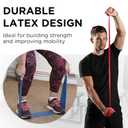 THERABAND Professional Resistance Bands Set, 7 Pack 6 ft Exercise Bands for Working Out, Stretch Bands for Physical Therapy, Pilates & Full Body Workout, Levels 17