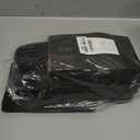 MESHA Black Gift Bags 5.25x3.75x8 Inch 50 Pack Small Black Paper Bags with Handles Bulk for Small Business Birthday Wedding Party Favor