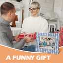 Coquette Blue Chinoiserie Christmas Tree Picture Frame 5x7, Blue and White Christmas Photo Frame, Grandmillennial Xmas Wall and Tabletop Display Picture Photo Frames for Home Office Decor