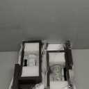 2-Pack Outdoor Wall Lights Fixture, Exterior Waterproof Outdoor Wall Sconces Lantern with Crystal Bubble Glass, Modern Brown Outside Lighting for Porch, House, Patio, Front Door