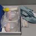 MomMed Wearable Breast Pump (Model S21)  Double Electric Hands-Free Breast Pump, Leak-Proof Design, 3 Modes (Stimulation, Expression, Auto) & 12 Vacuum Levels, Portable and Quiet (2Pack, Pink)