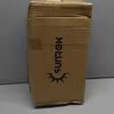 SUNROX Gel Memory Foam Chair Cushions, FadeShield Water-, Stain-Resistant Durable Reversible Seat Cushion Pads with Ties for Indoor/Outdoor Kitchen Dining Office 17"x16" Set of 4, Husk Birch