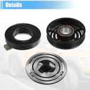 X AUTOHAUX 1 Set AC Compressor Clutch Replacement for Ford F-150 8Cyl 5.0L 5.8L 1990-1995