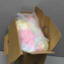 Cozy Bliss Faux Fur Throw Blanket for Couch, Fuzzy Soft Plush Thick Bubble Blanket for Sofa Bedroom Living Room,50 * 60 Inches Tie-dye Rainbow