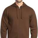Fruit of the Loom Eversoft Fleece Full Zip Hoodie Sweatshirt, Extra Large 
