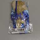 1st Birthday Boy Decorations with Burlap Highchair Banner, Cake Topper, Blue Hat Crown for Happy First Birthday Party Decoration Supplies