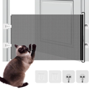 Retractable Gate Indoor Adjustable Safety Mesh Blocker Divider Screen Mesh Retractable Door Gate for Doorways shopebanmy