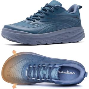Men's Orthopedic Diabetic Wide Running Shoes: Comfortable Arch Support Plantar Fasciitis Sports Sneakers, Casual Swollen Orthotic Work Tennis Walking Shoes for Ankle and Heel Pain Relief (K3-dark Blue) Men's Orthopedic Diabetic Wide Running Shoes: Comfortable Arch Support Plantar Fasciitis Sports Sneakers, Casual Swollen Orthotic Work Tennis Walking Shoes for Ankle and Heel Pain Relief (K3-dark Blue)