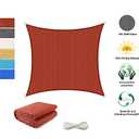 Tronssien Rectangle 10'x13' Sun Shade Sail,95% UV Blockage Canopy Awning for Outdoor Patio and Garden, Yard Activities (Terra)