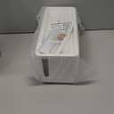 Power Strip Cover Box - Effectively Baby Proofs Power Strip with Patented Dual Lock. Convenient Side Openings for Cords & Cables. Protects Small Hands & Fingers