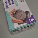 Door Knob Safety Cover for Kids (6 Pack) Hard-to-Remove Dual-Lock Door Handle Covers for Kids - Reusable Baby Proof Door Knob Locks - Installs Easily, No Tools Needed (Transparent)