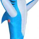 Inflatable Shark Costume Adult - Blow Up Costume Perfect for Halloween Parties, Cosplay Events & Birthday Presents