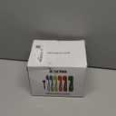 Zacro Resistance Bands, 6 Resistance Levels Pull Up Assistance Bands, Exercise Bands for Men&Women, Heavy Duty Resistance Band Set with Door Anchor, for Working Out, Muscle Training, Physical Therapy (Green+Red+Orange+Yellow+Cyan+Purple)