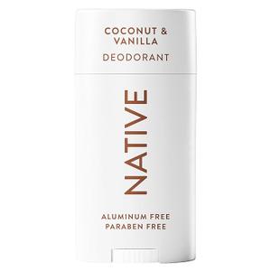 Native Plastic Free Deodorant Contains Naturally Derived Ingredients, 72 Hour Odor Control | Deodorant for Women & Men, Aluminum Free with Baking Soda, Coconut Oil and Shea Butter | Coconut & Vanilla