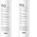 DREO 2-Pack Reverse Osmosis Filter, Replacement for DREO RO Water Filter 112 & 113 & 114 & 115, Removes 99.99% of Contaminants including PFOA, PFOS, Chlorine, 6-12 Month per Cartridge, SGS Tested