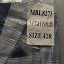 Isaac Mizrahi Mens Men's Slim Fit Linen Blend Check Sport JacketBusiness Suit Jacket, Size 42