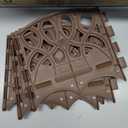 Valley View SDE-20LB Scroll Decorative Lawn Edging, 20', Light Brown