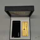 Electric Lighter USB Type-C Rechargeable Plasma Arc Lighter, High Power Flame Torch Lighter Windproof with LED Battery Indication Candle, Incense, Camping Gifts (Ice Black, 220mAh)