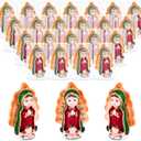 Taiyin 32 Pcs Our Lady of Guadalupe Statues Bulk Mini Resin Virgin De Figurine Small Baptism Party Favors Religious Keepsake for Guests Easter Eggs Stuffers First Communion Sunday Baptism Gifts