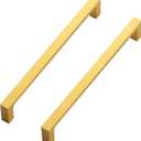 Ravinte 30 Pack Solid 6-1/4 Inch Kitchen Square Cabinet Handles Brushed Brass Drawer Pulls Kitchen Cabinet Hardware Handles