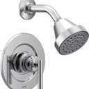 Moen Gibson Chrome Posi-Temp Pressure Balancing Eco-Performance Modern Shower Trim, Valve Required, T2902EP ((Pack of 1))
