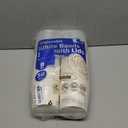 ESSENTIAL Paper Ice Cream Cups with Lids, 50pcs 8oz Disposable Dessert Bowls with Lids for Hot or Cold Food, Paper Snack Containers for Sundae, Frozen Yogurt, Soup (White)