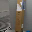 AMMSUN 6.5ft Twice Folded Portable beach umbrella with Sand Anchor Windproof Tilt Pole Air vent UPF 50+ Protection Fits in a large Suitcase Compact For Travel Patio Garden Pool Backyard Sky Blue