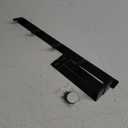 KitchLife Over The Door Hooks Hanger with Extended Arms for Easy Use by Women, Fits 1 3/4" Doors, L18U - Bathroom Accessories and Towel Rack Organization - 1 Pack, Matte Black