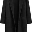 LILLUSORY Women's Long Dressy Cardigan Sweaters Fall Oversized Cozy Jacket Outfits 2025 Date Night Winter Trench Coats